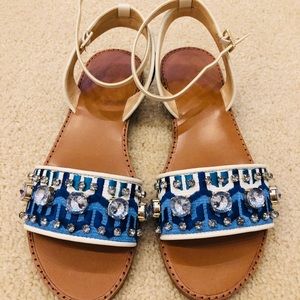 Vince Camuto Akitta Ankle Strap Flat Sandals